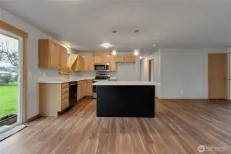 Slider to the backyard