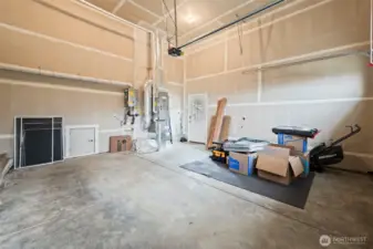 Pull right into the garage from Cedarland Lane... and check out the potential for overhead storage!