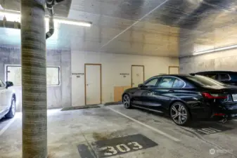 Secure underground parking (303)