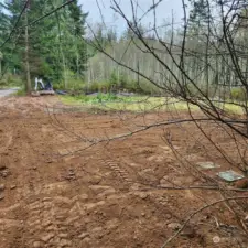 Approved Building site cleared for home and septic drainfield.