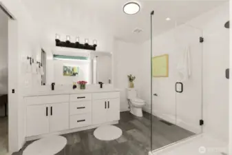 Stunning remodel!  Primary BA!