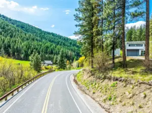 SW towards Leavenworth Village