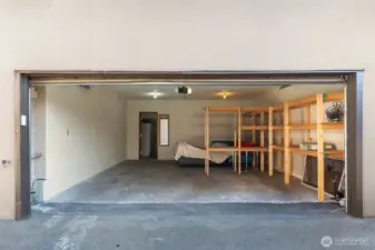 Plenty of Space to Park 2 Cars + Storage