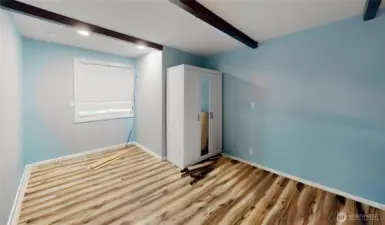 Additional view of bedroom 2 vacant.