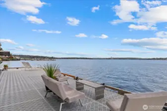 Community dock!  Launch a kayak, or just in for a swim.