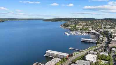 Kirkland marina is just a couple blocks away.