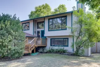 Large corner treed lot