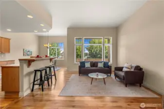 Living/dining kitchen!