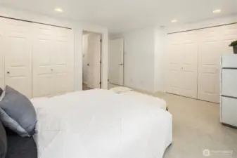 Plenty of storage with two Primary Suite closets.