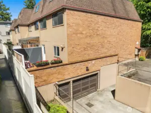 Secured common garage