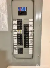 New wiring and panel