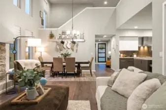 Main Floor Dining / Living / Kitchen