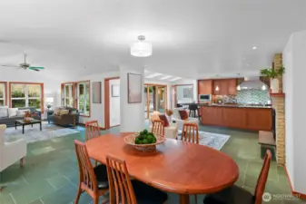 You can see how much elbow room this house has!