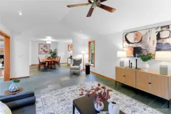 Living room looking back.