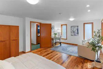 Inviting and bright use of space for many uses.