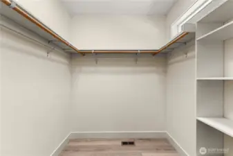 Generous Walk-in closet