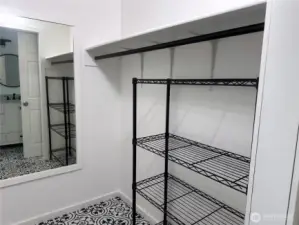 Walk in Closet - Master bedroom