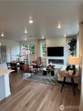 Great room of model home. Finishes and features may vary.