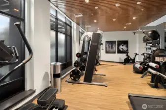 Jade’s amenities include a fully equipped gym just steps from your door.