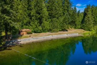 There are multiple swimming areas on Clear Lake.