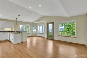 Living room/Open Kitchen