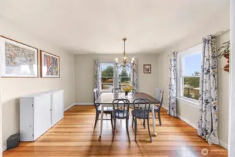 Virtually Staged second main level bedroom
