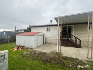 Great shed. Perfect for outdoor toys, tools and storage.