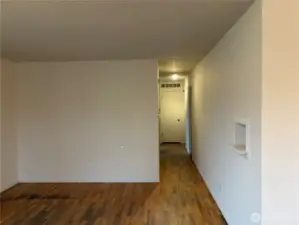 Hallway to 3 Bedrooms