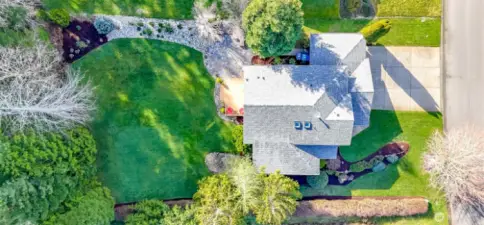 Aerial View of house