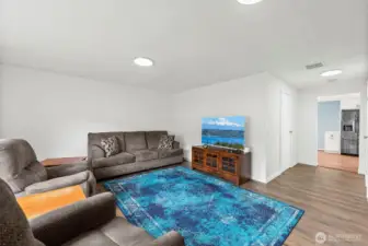 Bonus Room, New Flooring & Lighting