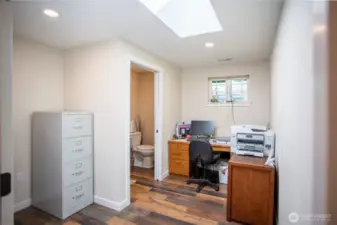 Office with half bath