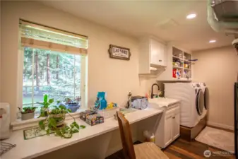 Laundry/utility room with plenty of work space