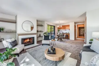 Wonderful open concept!