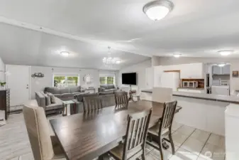 Large dining area