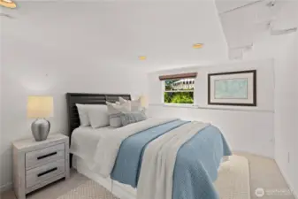 Forth bedroom on the lower level.