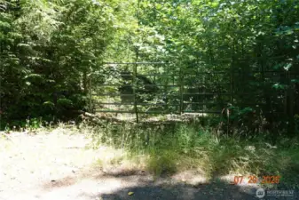 Driveway to camp/building site
