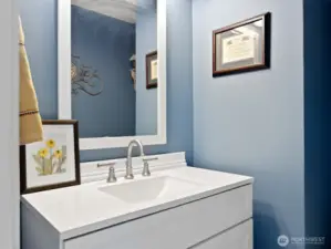 Powder room on main level