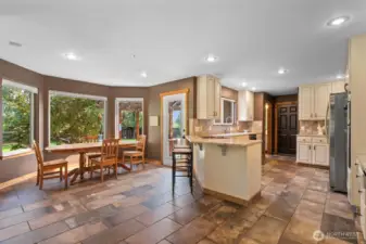 Open Concept kitchen with additional eating.