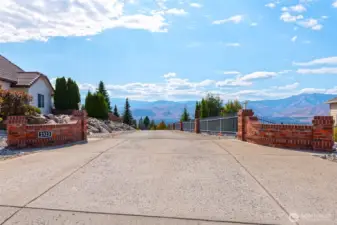 Private Driveway that leads to the home and one other home.