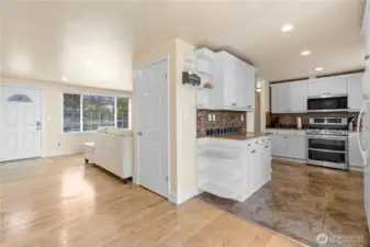 Door leading to basement