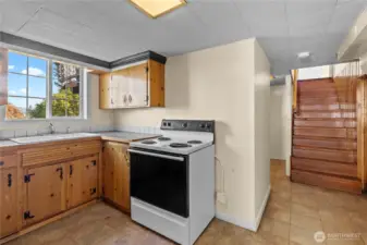 Lower level kitchen