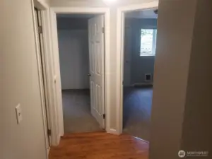 Hallway to bedroom 2&3