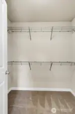Closet in Primary suite.