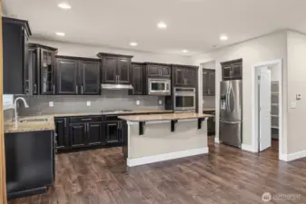 Plenty of space to cook here! You'll love the walk-in pantry!
