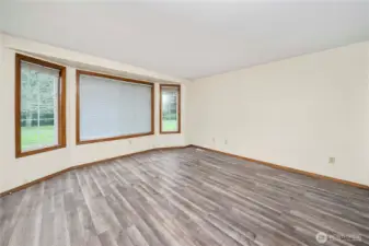 New LVP flooring in primary bedroom