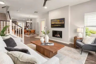 Wide-open floor plan.