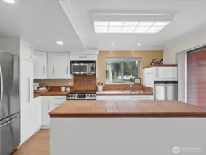 Check out the raised dishwasher!