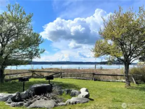 Firepit at park picnic area