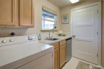 Main home lower utility area plus kitchenette