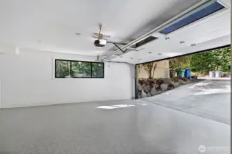 Full sized 2 car garage